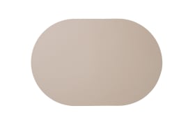 Tischset leather optic, stone, 49,5cm