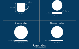 Kombiservice Nordic Fjord, sand/weiß, 16-teilig