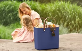 Multibag Albula, iris dunkelblau, 34 cm