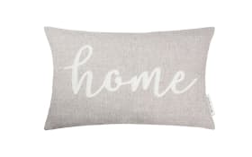 Zierkissenhülle Home, beige, 30 x 50 cm