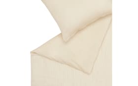 Bettwäscheset, beige, 135 cm x 200 cm
