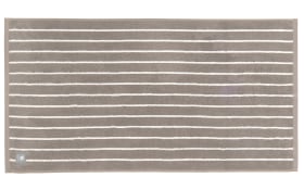 Handtuch Needlestripe, grau, 50 x 100 cm