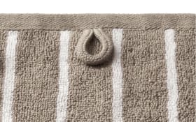 Handtuch Needlestripe, grau, 50 x 100 cm