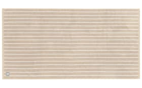 Duschtuch mit Needlestripe, beige, 70 x 140 cm