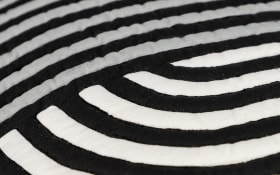 Zierkissenhülle Arcs, grau, 40 x 60 cm