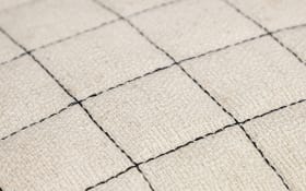 Zierkissenhülle Grid, offwhite, 38 x 38 cm