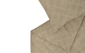 Bettwäsche Flanell, sand, 155 x 220 cm