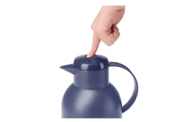 Isolierkanne Samba QP in transluzent blau-grau, 1,5 L