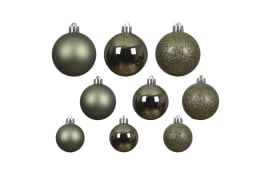 Weihnachtskugel-Set, rosmarin, 6 cm