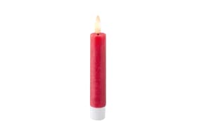 LED Spitzkerze, weihnachtsrot