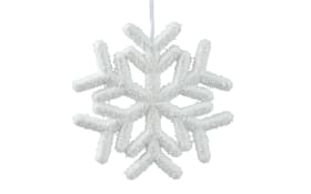 Schneeflocke, weiß, 20 cm