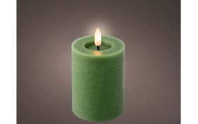 LED Kerze, grün, 11,2 cm
