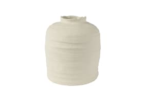 Vase, weiß, 25,5 cm