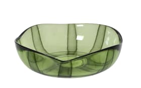 Glasteller, grün, 8,5 cm