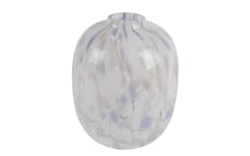 Vase, transparent/mehrfarbig