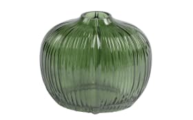 Glasvase, grün, 20 cm