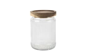 Vorratsbehälter mit Deckel, transparent, 13,9 cm