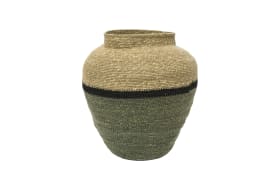 Vase, grün, 33 cm