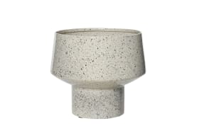 Blumentopf, Eisen, ivory, 16 cm