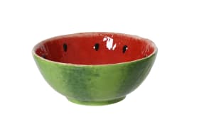 Schale Wassermelone, rot/grün
