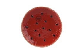 Teller Wassermelone, rot/grün