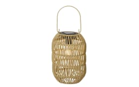 Solar-Laterne, natural, 24,5 cm
