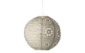 Solar-Laterne, rund, braun, 25 cm