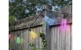 LED-Partybeleuchtung, bunt/schwarz, 450 cm