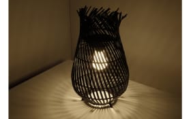 Solar-Laterne, schwarz, 36 cm