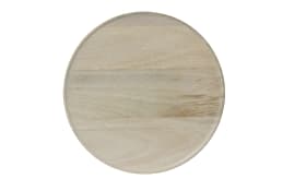 Teller, Mangoholz/beige, 30 cm