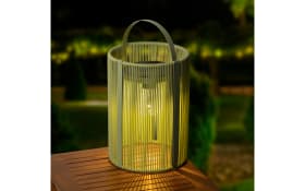 Solar Laterne Holz, grün