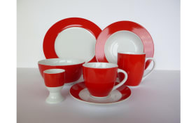 Obertasse Vario in rot, 200 ml