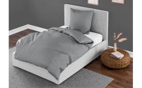 Interlock Jersey Bettwäsche, anthrazit, 155 x 220 cm
