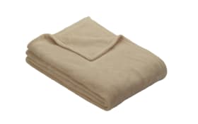 Fleecewohndecke Olbia, beige, 130 x 180 cm 