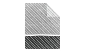 Decke, grau/beige, 150 x 200 cm