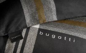 Satin-Bettwäsche bugatti, anthrazit, 135 x 200 cm