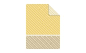 Decke bugatti , gelb/beige, 150 x 200 cm