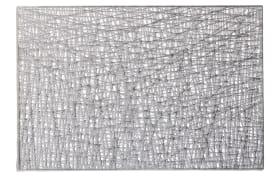 Platzmatte in siber, 30 x 45 cm