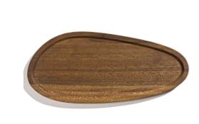 Platte-oval, holz, 38 cm