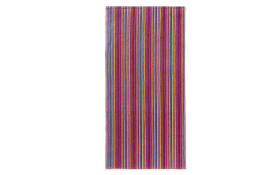 Handtuch, pink gestreift, 50 cm x 100 cm