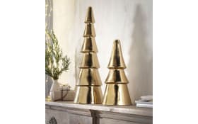 Deko Tannenbaum groß, gold, 41 cm