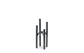 Kerzenhalter für 4 Kerzen, schwarz, 48,5 cm