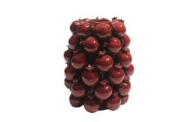 Vase Granatapfel, rot, 31,4 cm