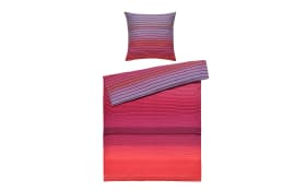 Bettwäsche Payton, pink/rot, 135 x 200 cm