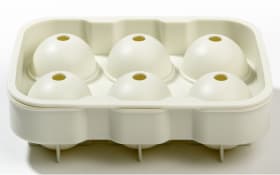 Eiswürfelform für 6 Eiswürfel, cream
