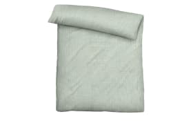 Bettwäsche-Garnitur Musselin, nilgrün, 135 x 200 cm