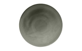 Suppenteller rund Beat in perlgrau, 22,5 cm
