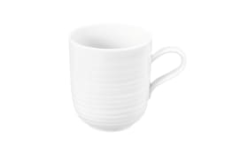 Becher Terra mit Henkel, weiß, 400 ml