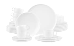 Kaffeeservice Sento-Home, weiß, 18-teilig