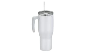 Isolier-Trinkbecher Refreshing, white matt, 1,1 Liter